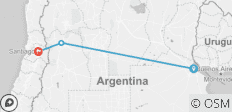  From Buenos Aires to Santiago (8 Nights) - 3 destinations 
