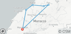 Circuito de 4 días: Ciudades Imperiales de Marruecos - 6 destinos