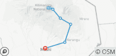 Kilimanjaro beklimming marangu route 5 dagen