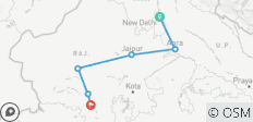 9 Tage Goldenes Dreieck Tour mit Jodhpur und Udaipur (Taj Mahal bei Sonnenaufgang/Sonnenuntergang) - Delhi Agra Jaipur Jodhpur Udaipur Tour - 6 Destinationen