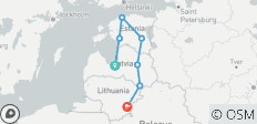 Impressions baltes - 11 jours (Riga - Tallinn - Vilnius) - 7 destinations