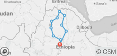  Tour to Northern Ethiopia - 11 destinations 