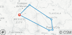 Circuit à Puebla : Découvrez les ruines anciennes, la nature et un volcan majestueux. - 6 destinations