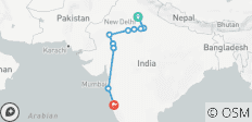 Rajasthan, Mumbai & Goa - 12 Destinationen