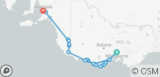 The Great Ocean Road Melbourne - Adelaide 4 day 3 night Tour - 24 destinations