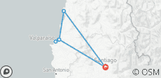 4 Days Self Drive @ Santiago de Chile Central Coastal - 6 destinations