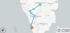 Doorreis door Kerala - 8 bestemmingen