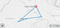Goldenes Dreieck (inkl. Pushkar) - von Delhi - 5 Destinationen