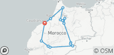 9 Day Private Tour from Casablanca through Chefchaouen, Fes, the Desert, & Marrakech - 14 destinations