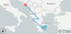 From Celebrated Athens to Dubrovnik, the \"Pearl of the Adriatic\" (port-to-port cruise) - 9 destinations