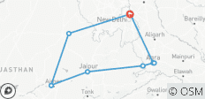 Circuit de luxe du Triangle d\'Or avec Pushkar - 9 destinations