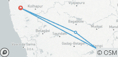 Goa, Hampi & Badami Rundreise - 4 destinations