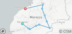 5 Days Tour from Marrakech to Casablanca via Merzouga & Fes - 11 destinations