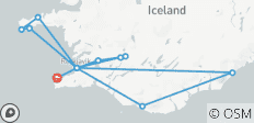  6 Days Iceland | Golden Circle, South Coast, Snæfellsnes, Reykjavik City Tour &amp; Airport Transfer (Group Tour) - 14 destinations 