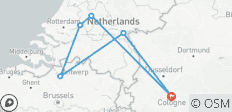 NETHERLANDS & BELGIUM. Cologne - Utrecht - Cologne, MS Vista Gracia - 6 destinations