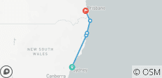 L\'expérience de Sydney à Brisbane : Bushwalks et surf - 7 destinations
