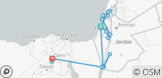 Terre sainte et Égypte 13 jours - 21 destinations