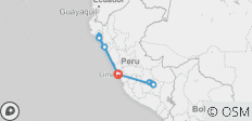  10/09 Lima, Chan Chan, Machu Picchu, Chiclayo, Sipan - 14 destinations 