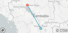 L\'essence du Cambodge - Circuit touristique de Phnom Penh à Siemreap - 4 jours - 4 destinations