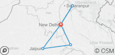 Haridwar et Rishikesh Ganges avec le Triangle d\'Or - 6 destinations
