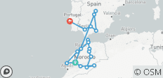 Exotic Morocco & Spain & Portugal - 20 destinations