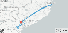 Vietnam Southern Tour in Focus from Saigon to Mekong Delta, Nha Trang and Da Lat - 12 destinations