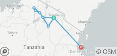7 jours de safari en Tanzanie et de vacances à la plage à Zanzibar - 17 destinations