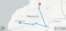  3 Days Desert Tour From Marrakech To Fes - 6 destinations 