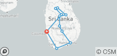 Vacances en famille au Sri Lanka - 10 jours avec chauffeur privé, véhicule et hébergement (H/B) - 11 destinations
