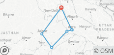 Circuito de lujo de 8 días con Oberoi: el Taj Mahal y un safari en Ranthambore - 8 destinos
