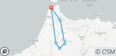 Circuit de 3 jours de l\'Espagne au Maroc - 6 destinations