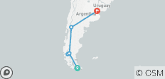 Argentina - Ushuaia, Calafate, Bariloche and Buenos Aires - 9 days - 8 destinations