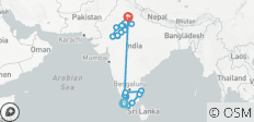  India South &amp; North - 23 destinations 