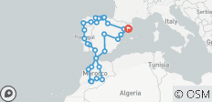  The Big Tour of Spain, Morocco and Portugal - 38 destinations 