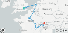 Tochten over het continent - 15 bestemmingen