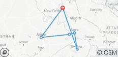 7 Days Golden Triangle Tour with Gwalior Tour - 6 destinations