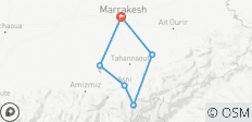 Aventura de 5 días en bicicleta por el Alto Atlas desde Marrakech - 6 destinos