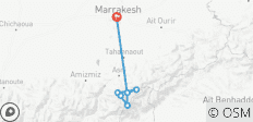 6 jours de randonnée dans la vallée de l\'Atlas et d\'ascension du Toubkal - 8 destinations