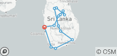 Itinéraire de 10 jours au Sri Lanka - 14 destinations