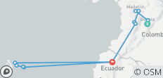 Colombie et Galapagos Express 13 jours - 12 destinations