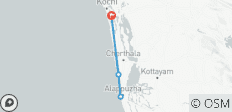 Cochin à Alleppey et escapade à la plage de Marari - 4 destinations