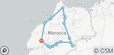 Circuito de 10 días: Ciudades Imperiales y Sur de Marruecos desde Marrakech - 16 destinos