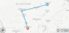Viaje corto a Rajastán - 4 destinos