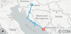 Circuit personnalisé en Croatie pour les familles, départ quotidien et guide privé - 9 destinations