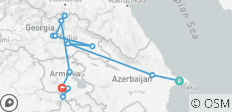 Explorateur du Caucase - Arménie, Géorgie et Azerbaïdjan - 14 destinations
