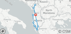 Perlas de Albania; Tour Semi - Privado con Guía y Coche Dedicados - 13 destinos