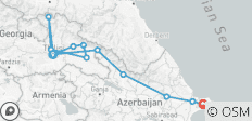 Combinación de Azerbaiyán y Georgia - Un viaje a través de lo exótico, la tradición y el encanto de la Antigüedad - 12 destinos
