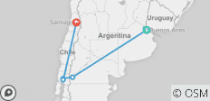 12 días Buenos Aires, Patagonia y Santiago de Chile - 7 destinos