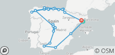Héritage espagnol (petits groupes, fin Barcelone) - 27 destinations