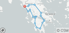 Encantador viaje por Grecia: lugares de la UNESCO y otros destinos destacados en un viaje de 13 días desde Igoumenitsa - 20 destinos